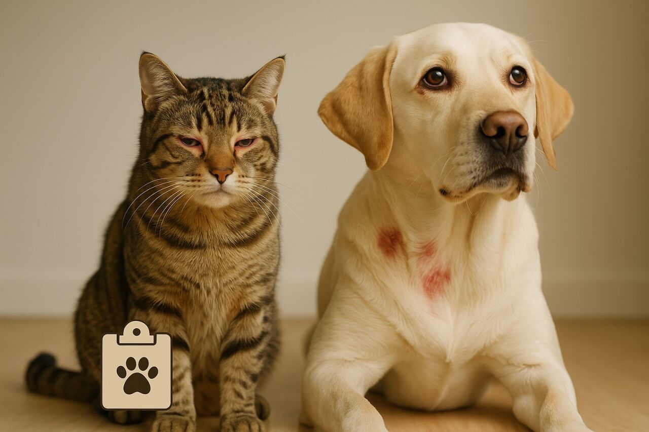 Kedi ve Köpeklerde Gıda Alerjileri: Belirtileri, Nedenleri ve Beslenme Önerileri