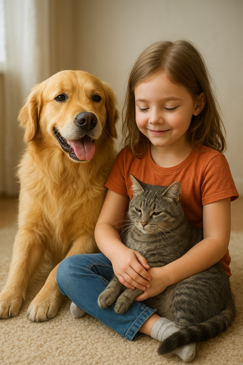 Evcil Hayvanla Büyüyen Çocukların Psikolojik Gelişimi Üzerine Etkiler