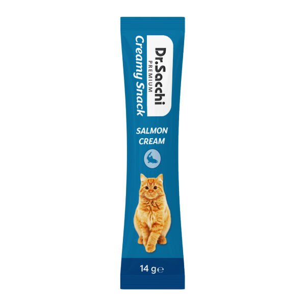 Dr.Sacchi Creamy Snack Salmon Sıvı Kedi Ödülü 14gr